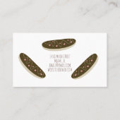 Eclair Donuts Coeurs Pink Bakery Carte de visite (Dos)