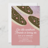 Eclair Donuts Nep Glitter Valentijnsdag   Kaart (Voorkant)