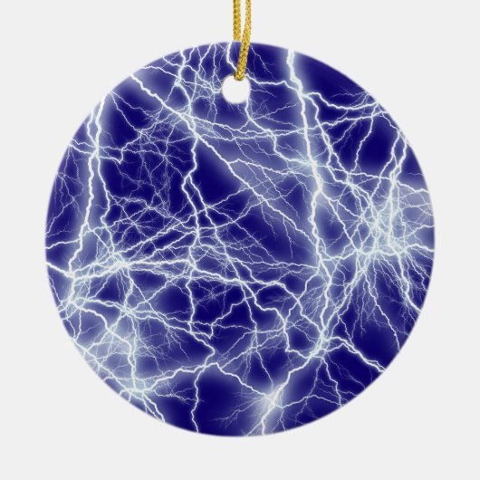 Éclair électrique étincelles céramique ornement ro (Devant)