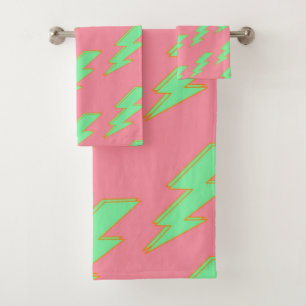 Éclair rose et vert Printemps vibrant et amusant