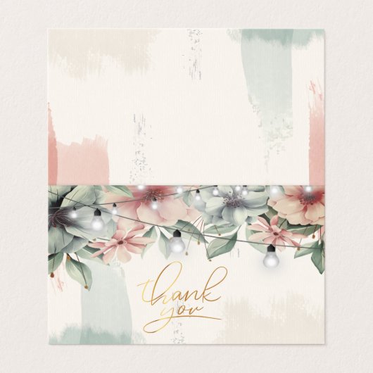 Éclairage à cordes, Éclat de brosse, Carte de reme (Extérieur déplié)