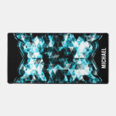 Éclairage bleu brillant des flammes triangles Mono (Recto)