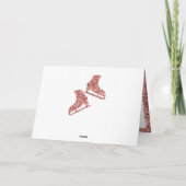 Éclairage d'argent et de rose - Carte de vacances  (Dos)