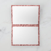 Éclairage d'argent et de rose - Carte de vacances  (Intérieur)