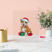 Éclairage de Noël Chapeau Cardigan Welsh Corgi Chi (Mariage)