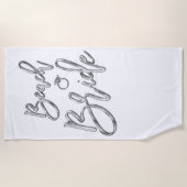 Eclairage De Plage Effet Argent Avec Serviette Ann (Devant)