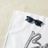 Eclairage De Plage Effet Argent Avec Serviette Ann (En situation)