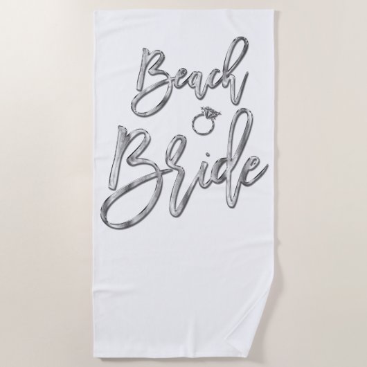 Eclairage De Plage Effet Argent Avec Serviette Ann (Devant)