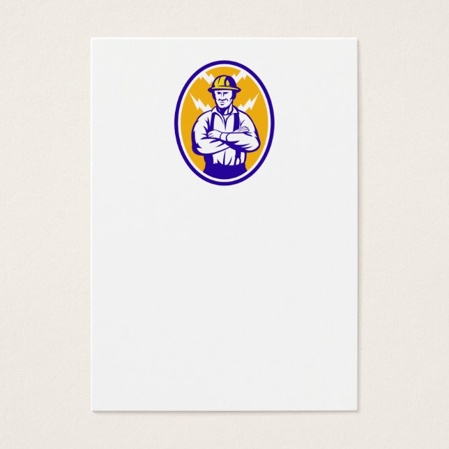 Éclairage du travailleur en construction électriqu (Devant)