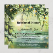 Éclairage Lights Plage Répétition Dîner Invitation (Devant / Derrière)