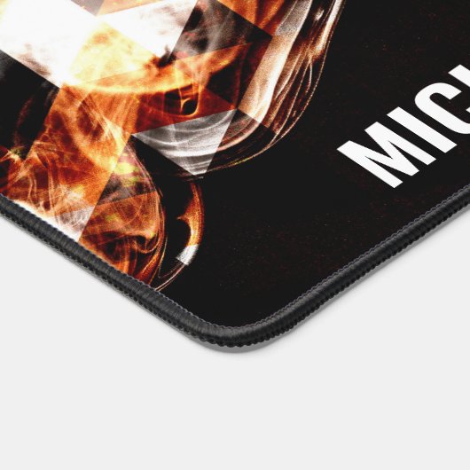 Éclairage orange brillant triangle feu Monogramme (Coin)