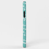 Éclairages à chaînes sur coque iphone turquoise (Dos/Droite)