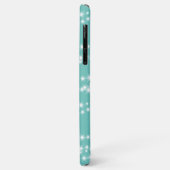 Éclairages à chaînes sur coque iphone turquoise (Dos/Gauche)