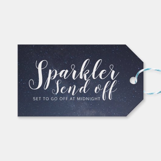 Éclaircissement Sparkler Envoyer les étiquettes (Devant (Horizontal))