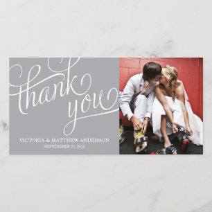 ÉCLAIRÉ CARTE PHOTO mariage MERCI