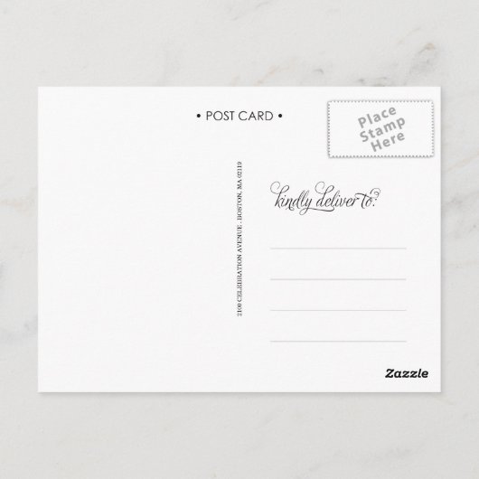 ÉCLAIRÉ | CARTE POST MERCI MARIAGE (Dos)