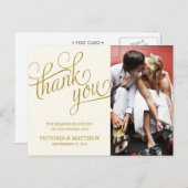 ÉCLAIRÉ | CARTE POST MERCI MARIAGE (Devant / Derrière)