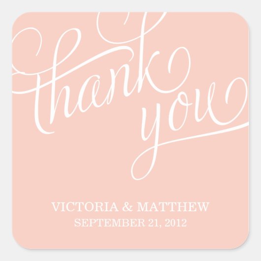 ÉCLAIRÉ | ÉTIQUETTE MERCI MARIAGE (Devant)