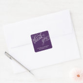 ÉCLAIRÉ | ÉTIQUETTE MERCI MARIAGE (Enveloppe)
