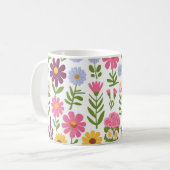 Éclairer votre journée avec de belles Mugs Flower (Devant gauche)