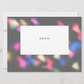 Éclairez les Fêtes ! Carte de vacances plate (Dos)