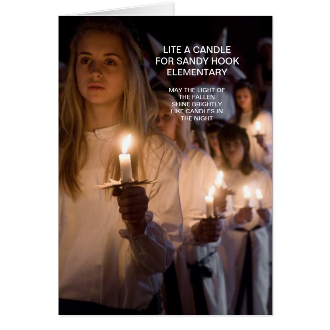 ÉCLAIREZ UNE BOUGIE POUR SANDY HOOK ELEMENTARY (Devant)