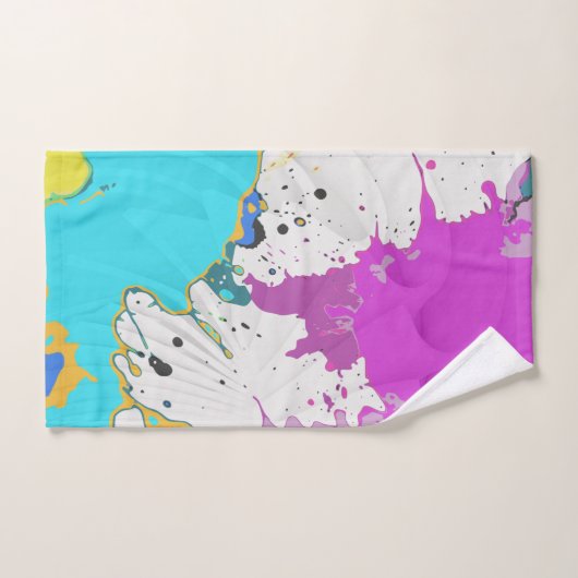 éclat de couleur (Serviette à main)