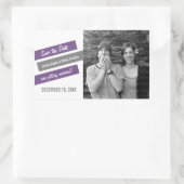 Éclat moderne Enregistrer les stickers Date (viole (Sac)