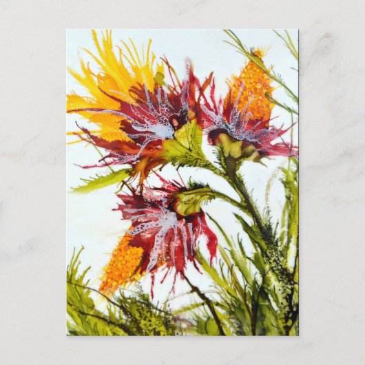 "Éclatant" la carte postale comportant l'art par (Devant)