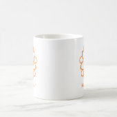 Éclatement avec Mug Fleur de Vie, Orange (Centre)