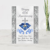 Éclatement croisé de la carte d'anniversaire de (Devant)