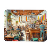 Eclectic Cafe in de Mok van San Diego Magneet (Horizontaal)
