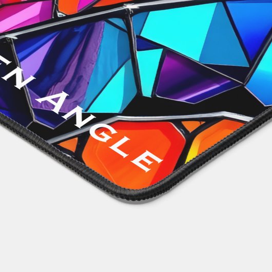 Eclectic Geometric Mosaic Tile Office (Coin)