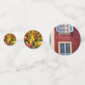 Eclectique Parapluie fleur Table Confetti (Devant)