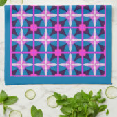 Eclectisch Boheems Kleurrijk Geometrisch ontwerp T Theedoek (Gevouwen)