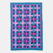 Eclectisch Boheems Kleurrijk Geometrisch ontwerp T Theedoek (Verticaal)