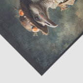 Eclectisch Victoriaans Milady Ostrich met pet Tissuepapier (Detail)