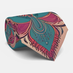 Eclectische bloemen paisley das