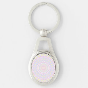 Eclectische Ingewikkelde Boho Kleurrijke Pastel Ma Sleutelhanger
