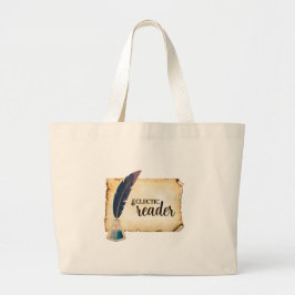Eclectische lezersonderarmtas grote tote bag