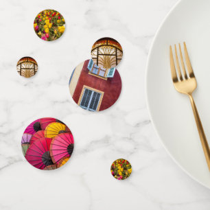 Eclectische paraplu bloem tafel Confetti