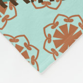 Eclectische Patchwork: Diverse Patroon Mix Fleece Deken (Hoek)