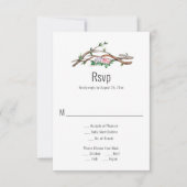 Eclectische Romance - Woodland Path Wedding RSVP (Voorkant)