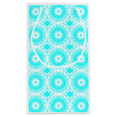 Eclectische Snow Gift Bag Klein Cadeauzakje (Achterkant)