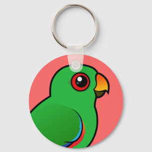Eclectus papegaai mannetje sleutelhanger