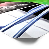 Eclectus Papegaai Vierkant Poster (Hoek)