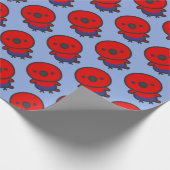 Eclectus Parrot / Female Cadeaupapier (Hoek)