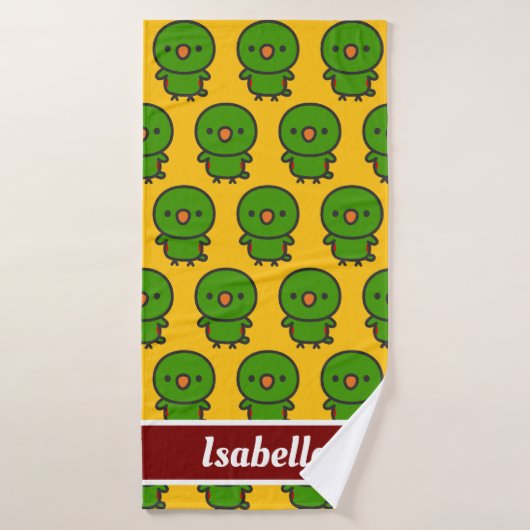 Eclectus Parrot / Mannelijk Badhanddoek (Badhanddoek)