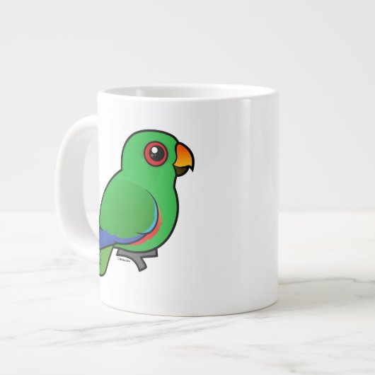 Eclectus Parrot-mannetje Extra Grote Mok (Voorkant links)