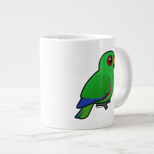Eclectus Parrot-mannetje Extra Grote Mok (Voorkant rechts)
